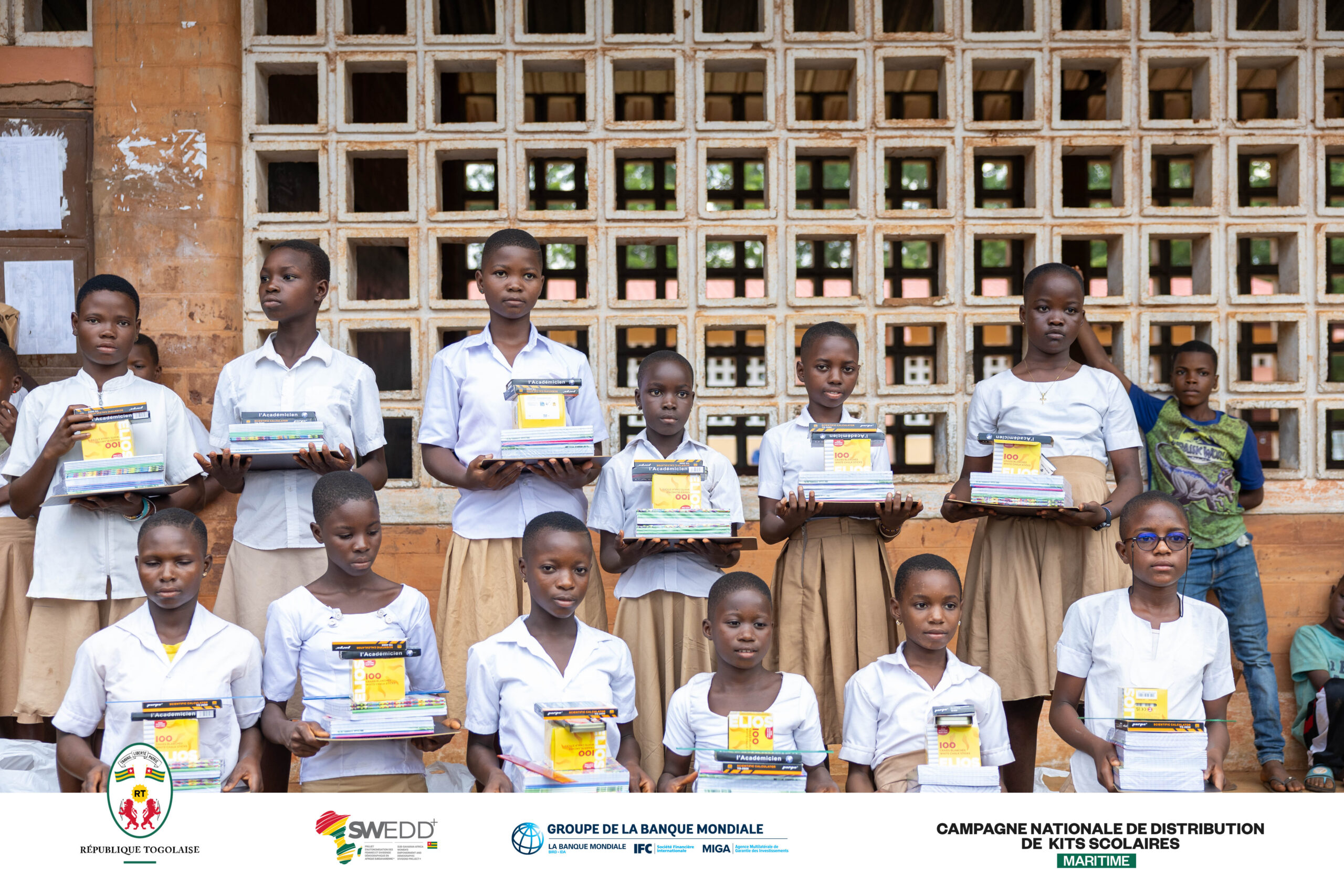 De Blitta aux cinq régions : le SWEDD+ Togo déploie sa campagne nationale de distribution de kits scolaires au plus près des filles