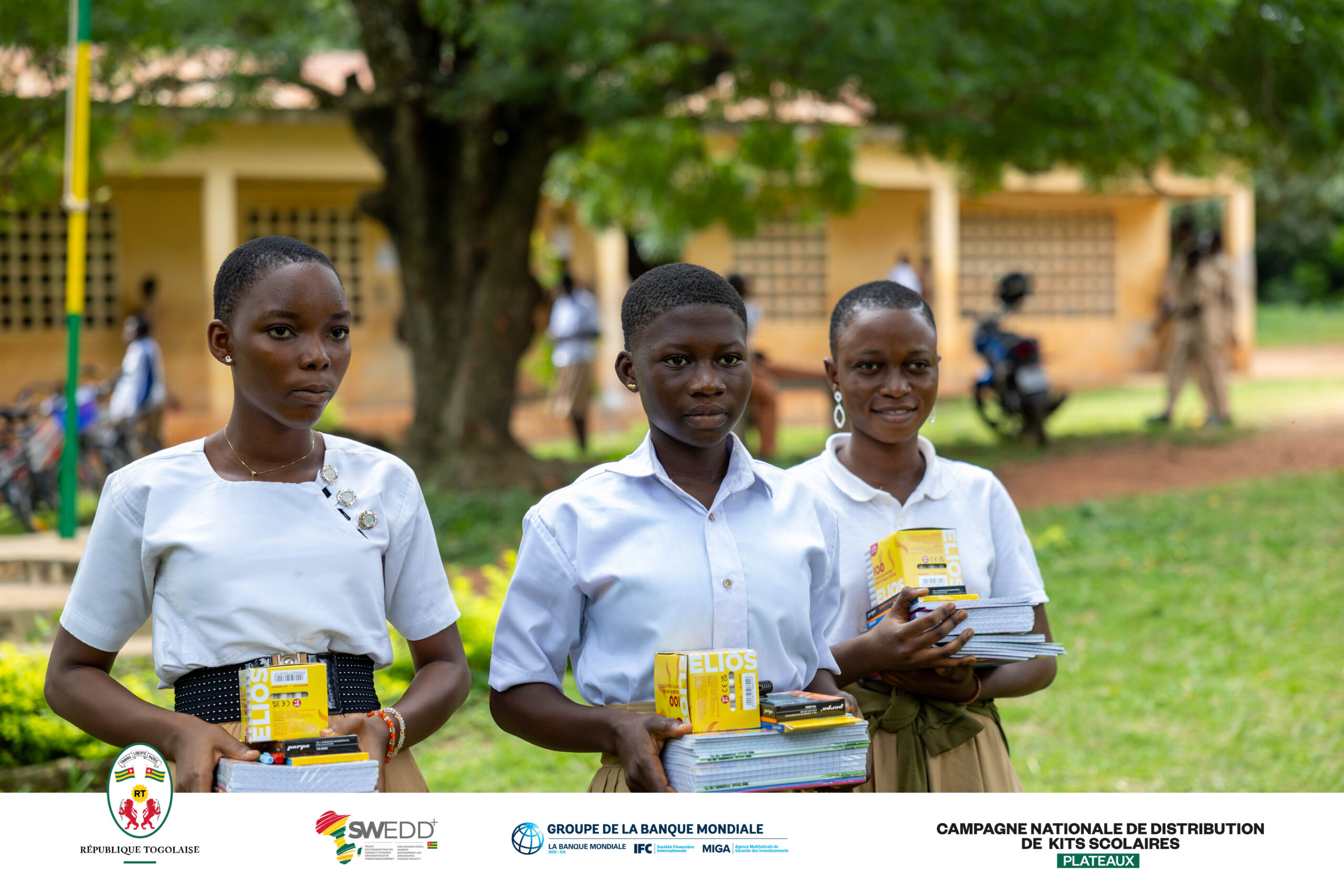 De Blitta aux cinq régions : le SWEDD+ Togo déploie sa campagne nationale de distribution de kits scolaires au plus près des filles