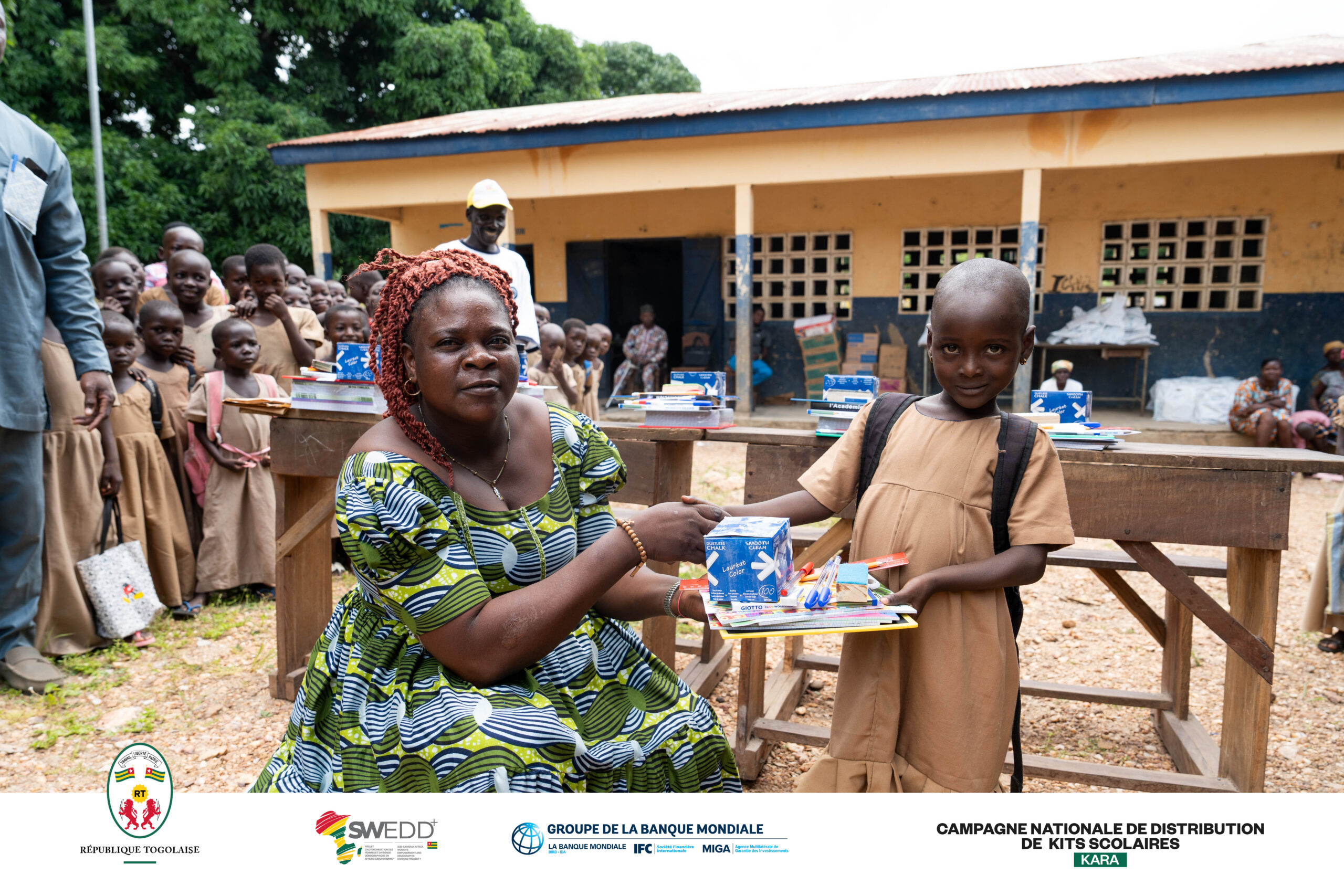De Blitta aux cinq régions : le SWEDD+ Togo déploie sa campagne nationale de distribution de kits scolaires au plus près des filles