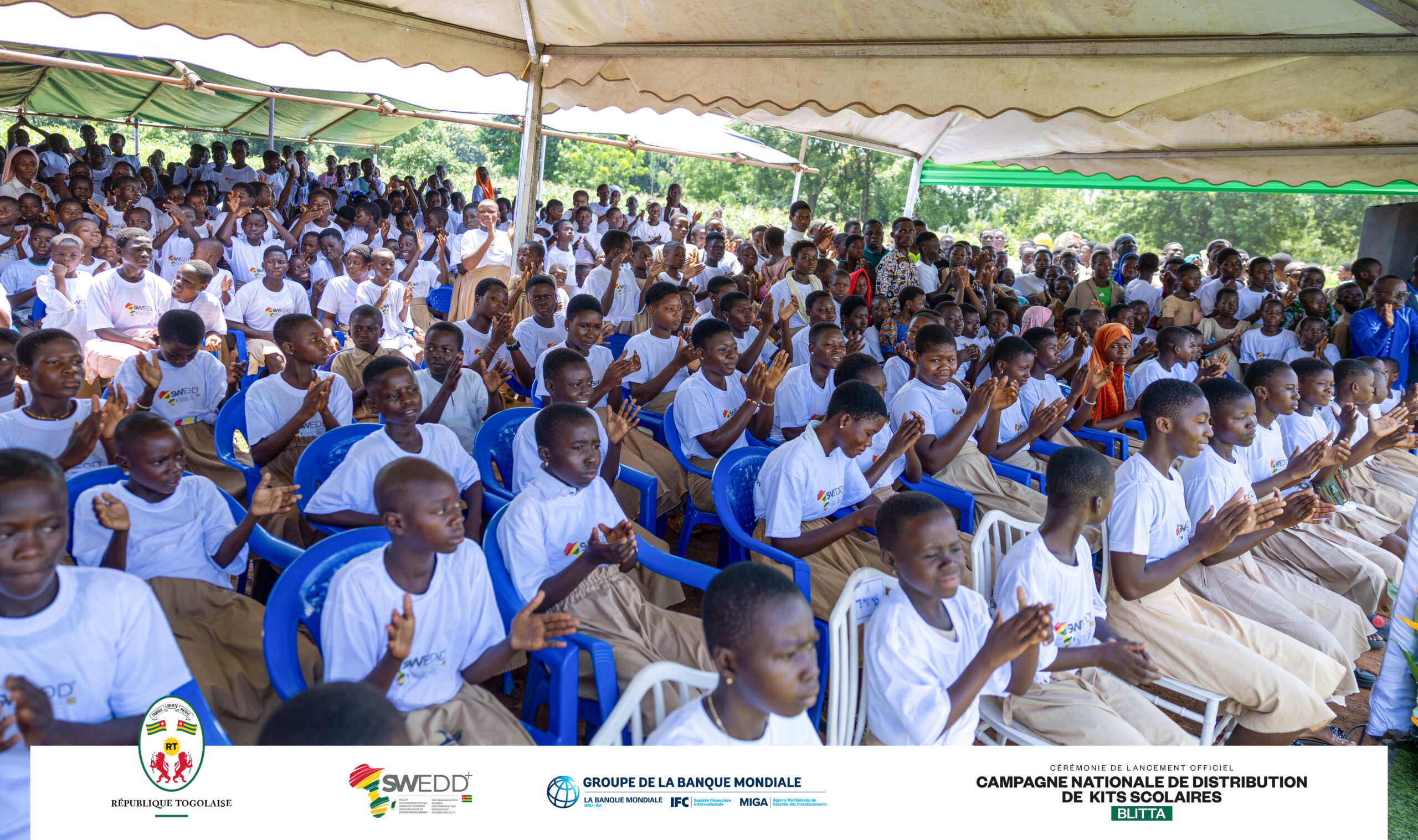 Rentrée scolaire 2026-2027 : Plus de 150 000 filles du primaire et du secondaire publics, bénéficient de kits scolaires grâce au projet SWEDD+ Togo