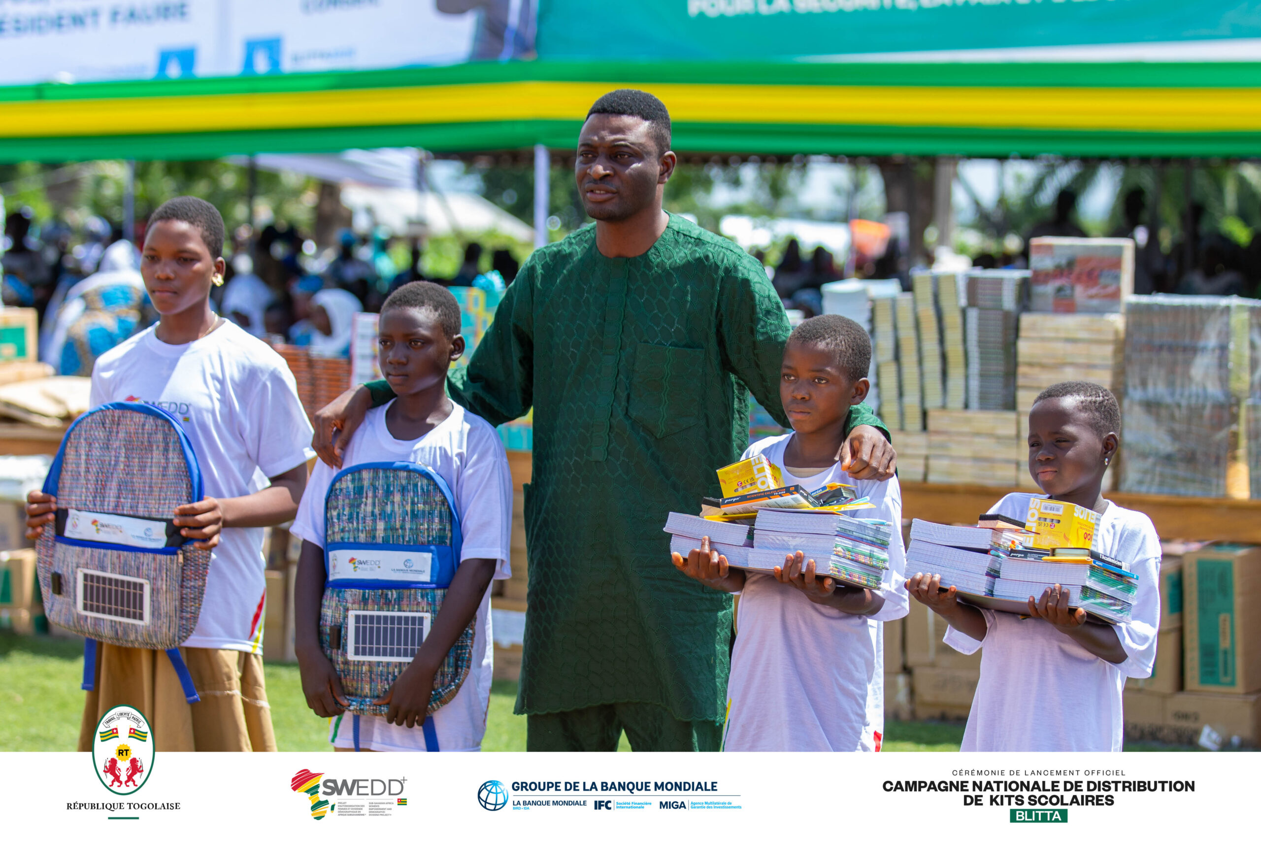 Rentrée scolaire 2026-2027 : Plus de 150 000 filles du primaire et du secondaire publics, bénéficient de kits scolaires grâce au projet SWEDD+ Togo